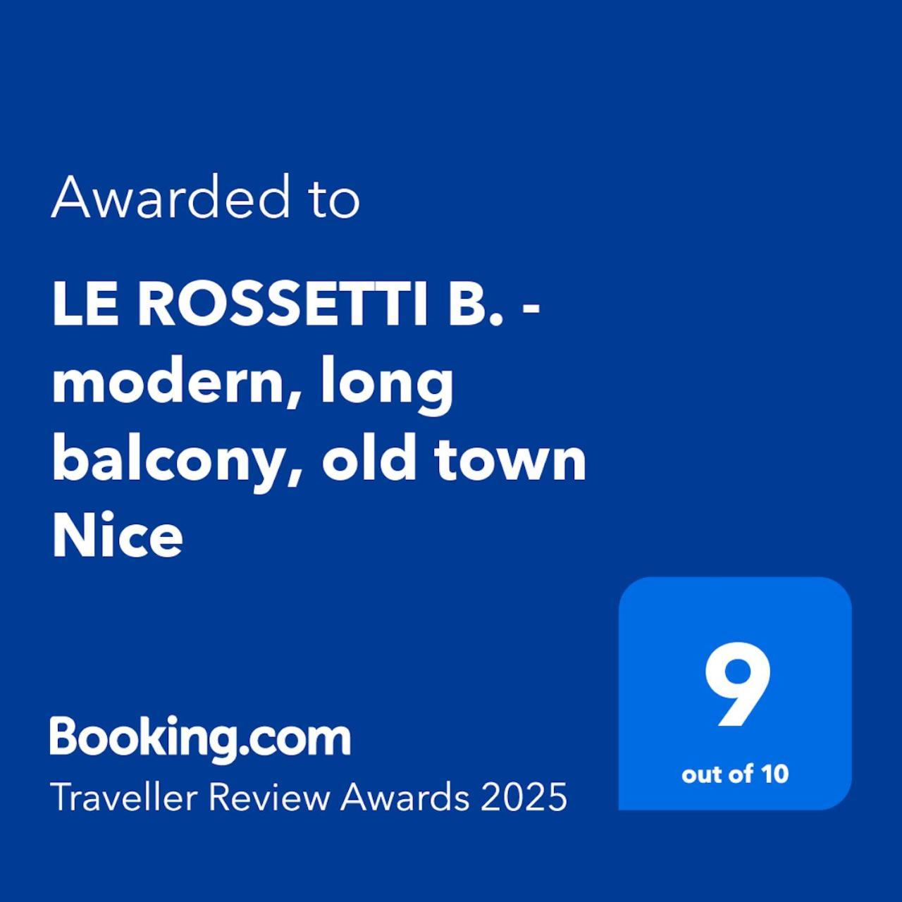 Le Rossetti B. - Modern, Long Balcony, Old Town Nice Extérieur photo